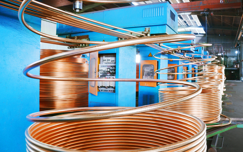 Wire copper rod